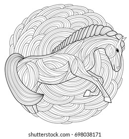 Horse coloring page