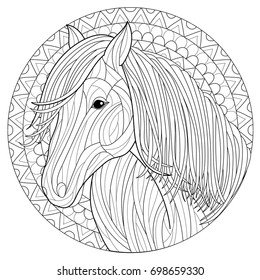 Horse coloring page