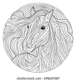 Horse coloring page