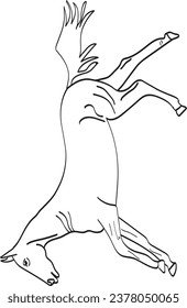 Horse coloring page for all ages
