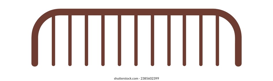Horse Comb Accessory Vector Illustration