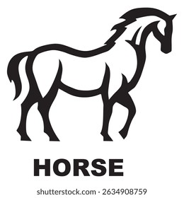 horse company logo vector design

