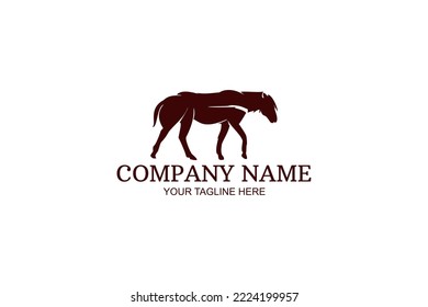Horse Company Logo Vector Illustration. Suitable for business company, modern company, etc.