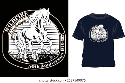 Horse custom tour T shirt design