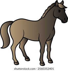 Horse design art illustrator eps vector