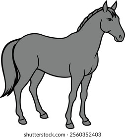 Horse design art illustrator eps vector