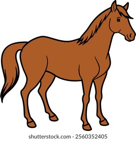 Horse design art illustrator eps vector