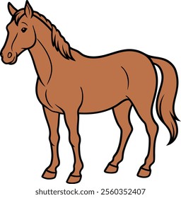 Horse design art illustrator eps vector