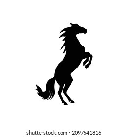 horse design logo vector image illustration
