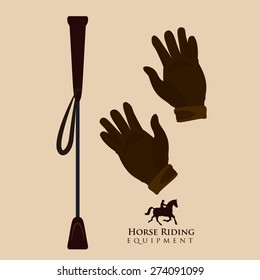 Horse design over white background, vector illustration.