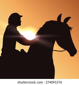 Horse design over white background, vector illustration.