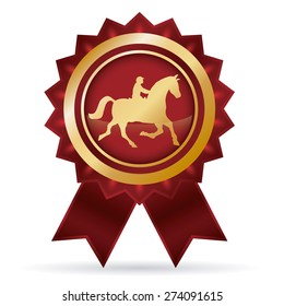 Horse design over white background, vector illustration.