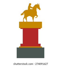 Horse design over white background, vector illustration.