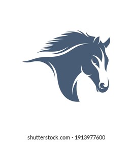 Horse design vector illustration, Creative horse logo template, icon symbol