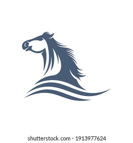 Horse design vector illustration, Creative horse logo template, icon symbol
