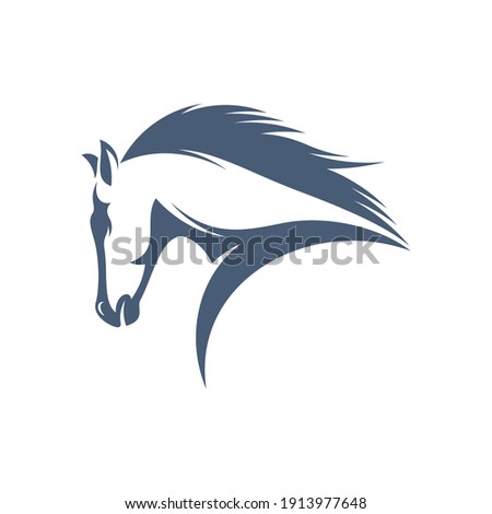 Horse design vector illustration, Creative horse logo template, icon symbol