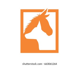 Horse & Dog Logo