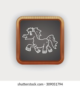 horse doodle