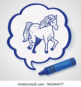 horse doodle