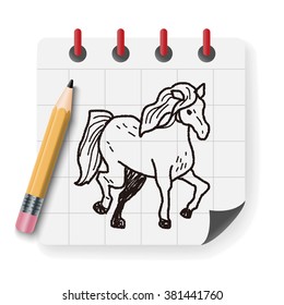 horse doodle