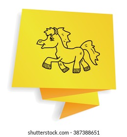 horse doodle