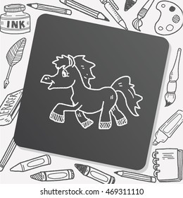 horse doodle