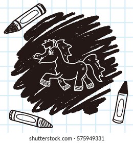 horse doodle