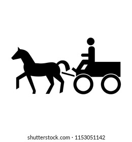 Horse Drawn Vehicles Vector