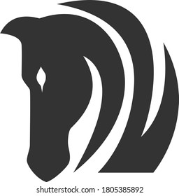 Horse Elegant Simple Vector Logo  