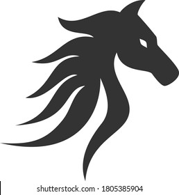Horse Elegant Simple Vector Logo  
