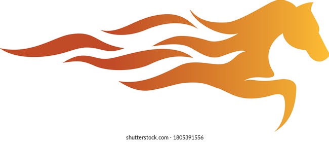Horse Elegant Simple Vector Logo