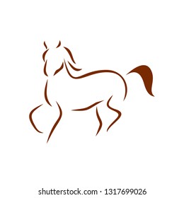 Horse Emblem Logo Design