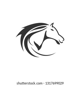 Horse Emblem Logo Design