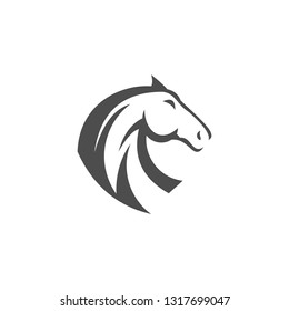 Horse Head Logo Stock Vector (Royalty Free) 691664929 | Shutterstock