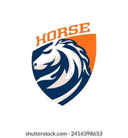 Horse Emblem Sport Logo Template