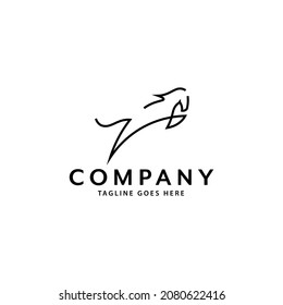 Horse, Equestrian Vector Logo Template