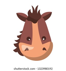 horse face animal