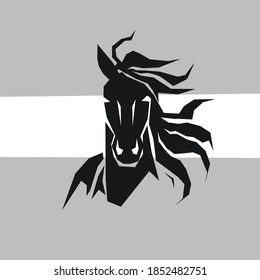 The Horse Face Vector Design