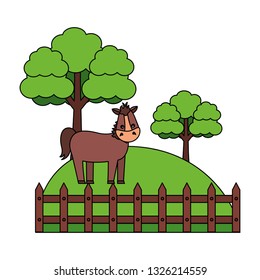 horse fence farm