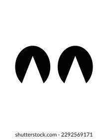 horse footprint icon, vector best flat icon.