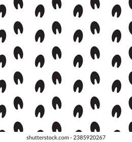 horse footprint icon vector template illustration logo design