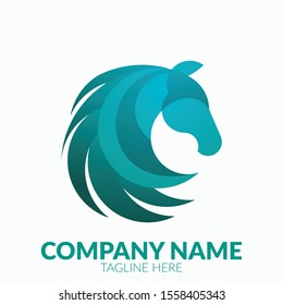 Horse Golden Ratio Logo Design