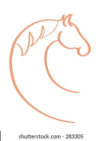 Horse Head in circular motion