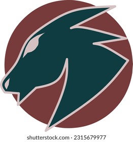 Horse Head with cool design vector art,wallpaper, background, logo, symbol