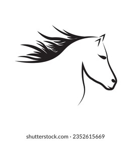 Horse Head Drawing Abstract Logo Vector Design Icon Symbol Illustration
icon editable stroke, sign, symbol outline line button isolated on white