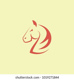 Horse head graphic logo templates vector illustration for stable, farm, race design