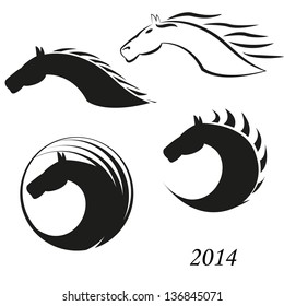 Horse head icon