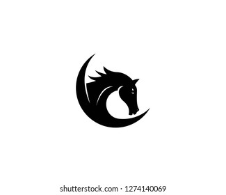 Horse head icon vector illustration