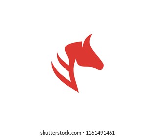 Horse Head Logo Stock Vector (Royalty Free) 1161491461 | Shutterstock