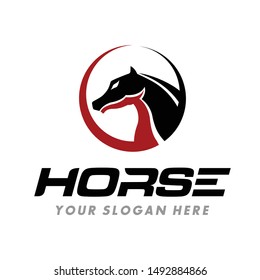 Horse Head Logo Design Inspiration Vector